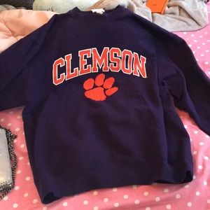 CLEMSON sweatshirt champion brand